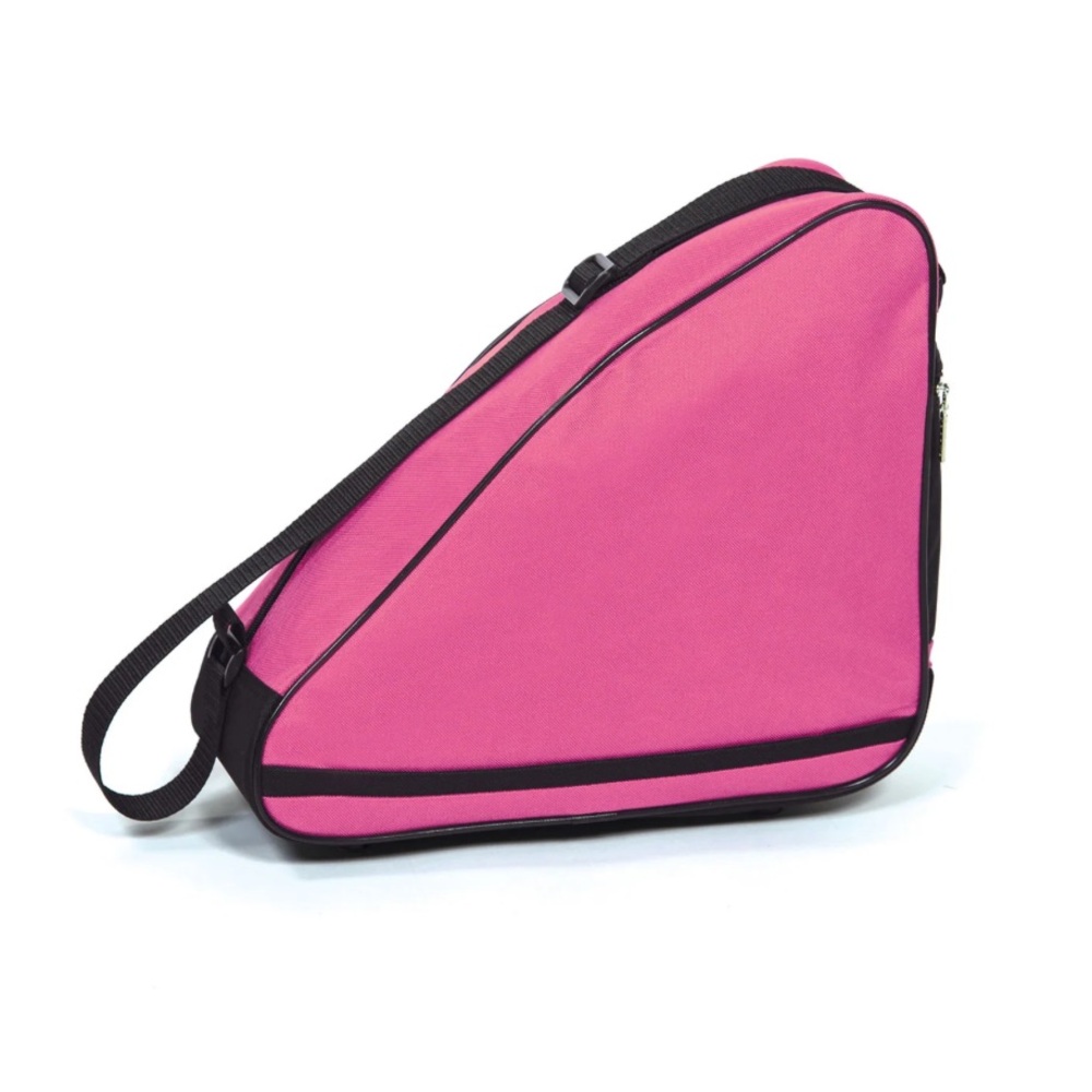 EUC Jerry’s Skating World Ice Skates Bag (solid deep pink color)